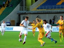 Фоторепортаж с матча отбора к чемпионату Европы 2017 среди молодежи Казахстан  — Швейцария  0:1