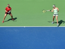Фоторепортаж с финала «US Open» Шведова/Дельаква — Хингис/Мирза 3:6, 3:6