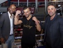 Фото с подготовки Давида Лемье к бою с Геннадием Головкиным