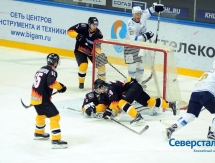 Фоторепортаж с матча КХЛ «Северсталь» — «Барыс» 5:4 ОТ