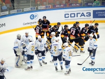 Фоторепортаж с матча КХЛ «Северсталь» — «Барыс» 5:4 ОТ