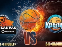 «Каспий» сыграл первый матч на «Liepaja Cup 2015»