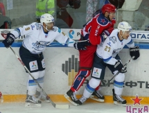 Фоторепортаж с матча КХЛ ЦСКА — «Барыс» 4:3 ОТ