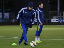 Фоторепортаж с тренировки молодежной сборной Казахстана в Норвегии