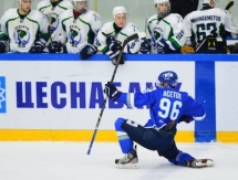 Фоторепортаж с матчей МХЛ «Снежные Барсы» — «Мамонты Югры» 2:3 Б, 4:1