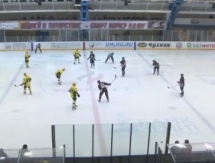 Видео матча ВХЛ Нефтяник« — «Сарыарка» 3:2 ОТ