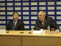 Видео послематчевой пресс-конференции игры КХЛ «Барыс» — «Металлург» Новокузнецк 4:2