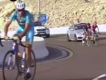 Видео финиша третьего этапа «Тура Абу-Даби» с участием гонщиков «Астаны»