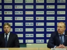 Видео послематчевой пресс-конференции игры КХЛ «Барыс» — «Сибирь» 3:6