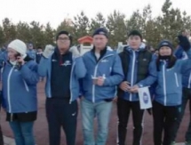 В Астане состоялся массовый забег в честь предстоящего боя Геннадия Головкина