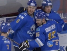 Видео шайб матча КХЛ «Барыс» — «Спартак» 4:3 ОТ