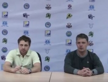 Видео послематчевой пресс-конференции игр чемпионата РК «Астана» — «Алматы» 4:6, 2:6