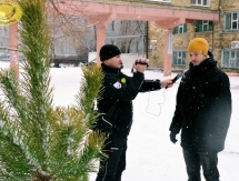 Игроки «Сарыарки» и «Темиртау» приняли участие в экологической акции