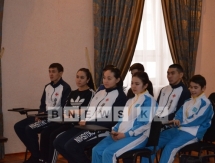 Жители Кокшетау встретили чемпионов страны по киокушинкай-кан карате