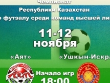 Трансляция матча чемпионата Казахстана «Ушкын-Искра» — «Аят» 
