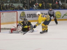 Видео буллитов матча ВХЛ «Сарыарка» — «Химик» 2:1 Б 