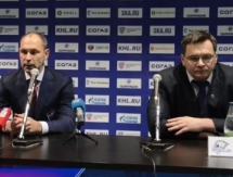 Видео послематчевой пресс-конференции игры КХЛ СКА — «Барыс» 5:1