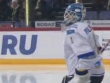 Сейв Полуэктова в матче «Йокерит» — «Барыс» 2:0 вошел в ТОП-10 лучших сейвов недели КХЛ