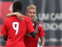 «Астана» U-19 минимально уступает «Бенфике» U-19 после первого тайма