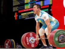 Фоторепортаж с выступления Ермека Омиртая на чемпионате мира в Хьюстоне