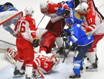 Видео шайб матча КХЛ «Барыс» — «Витязь» 4:1