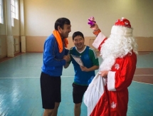 Дед Мороз пришел в гости к «Атырау»