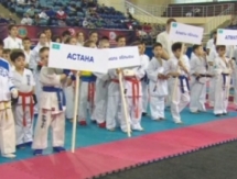 Турнир по каратэ шинкиокушинкай среди детей и юношей в Астане
