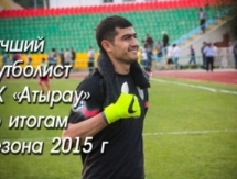 Жасур Нарзикулов — лучший футболист «Атырау» в 2015 году