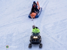 Ледовый каток открыли на реке Акбулак в Астане