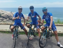 Нибали, Ару и Аньоли провели разведку олимпийской трассы в Рио-де-Жанейро