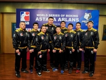 Фоторепортаж с Церемонии взвешивания матча WSB «Astana Arlans» — «Baku Fires»