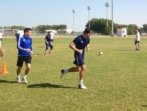 Фоторепортаж с первой тренировки «Окжетпеса» в ОАЭ