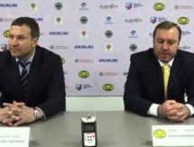 Видео послематчевой пресс-конференции игры ВХЛ «Сарыарка» — «Барс» 4:3 ОТ