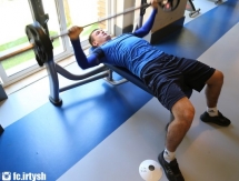 Фоторепортаж с занятий «Иртыша» в тренажерном зале