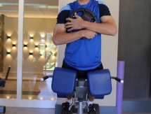 Фоторепортаж с занятий «Иртыша» в тренажерном зале