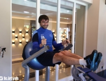 Фоторепортаж с занятий «Иртыша» в тренажерном зале