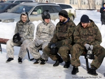 Хоккеисты «Кулагера» сыграли в пейнтбол