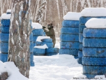 Хоккеисты «Кулагера» сыграли в пейнтбол