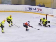 Видеообзор матча ВХЛ «Спутник» — «Сарыарка» 5:4 Б