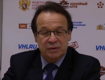 Видео послематчевой пресс-конференции игры ВХЛ «Спутник» — «Торпедо» 1:2 Б