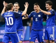 Видео второго гола Дугласа в ворота Сербии