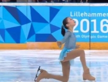 Видео выступления Элизабет Турсынбаевой в произвольной программе юношеских Олимпийских игр