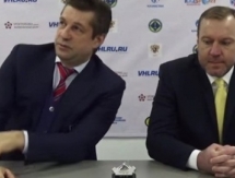 Видео послематчевой пресс-конференции игры ВХЛ «Сарыарка» — «СКА-Нева» 1:0