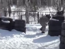 Хоккеисты «Кулагера» сыграли в пейнтбол