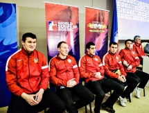 Фоторепортаж с Церемонии взвешивания матчевой встречи WSB «Baku Fires» — «Astana Arlans»