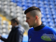 Фоторепортаж с предыгровой тренировки «Астаны»