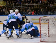 Фоторепортаж с матча плей-офф ВХЛ «Сарыарка» — «Торос» 3:2 ОТ