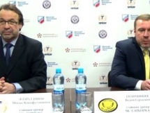 Видео послематчевой пресс-конференции игры плей-офф ВХЛ «Торпедо» — «Сарыарка» 1:2 ОТ