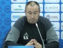 Видео предматчевой пресс-конференции и тренировки «Астаны»