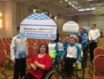Жамбылские танцоры на колясках готовятся к международному турниру «Kazakhstan Open 2016»